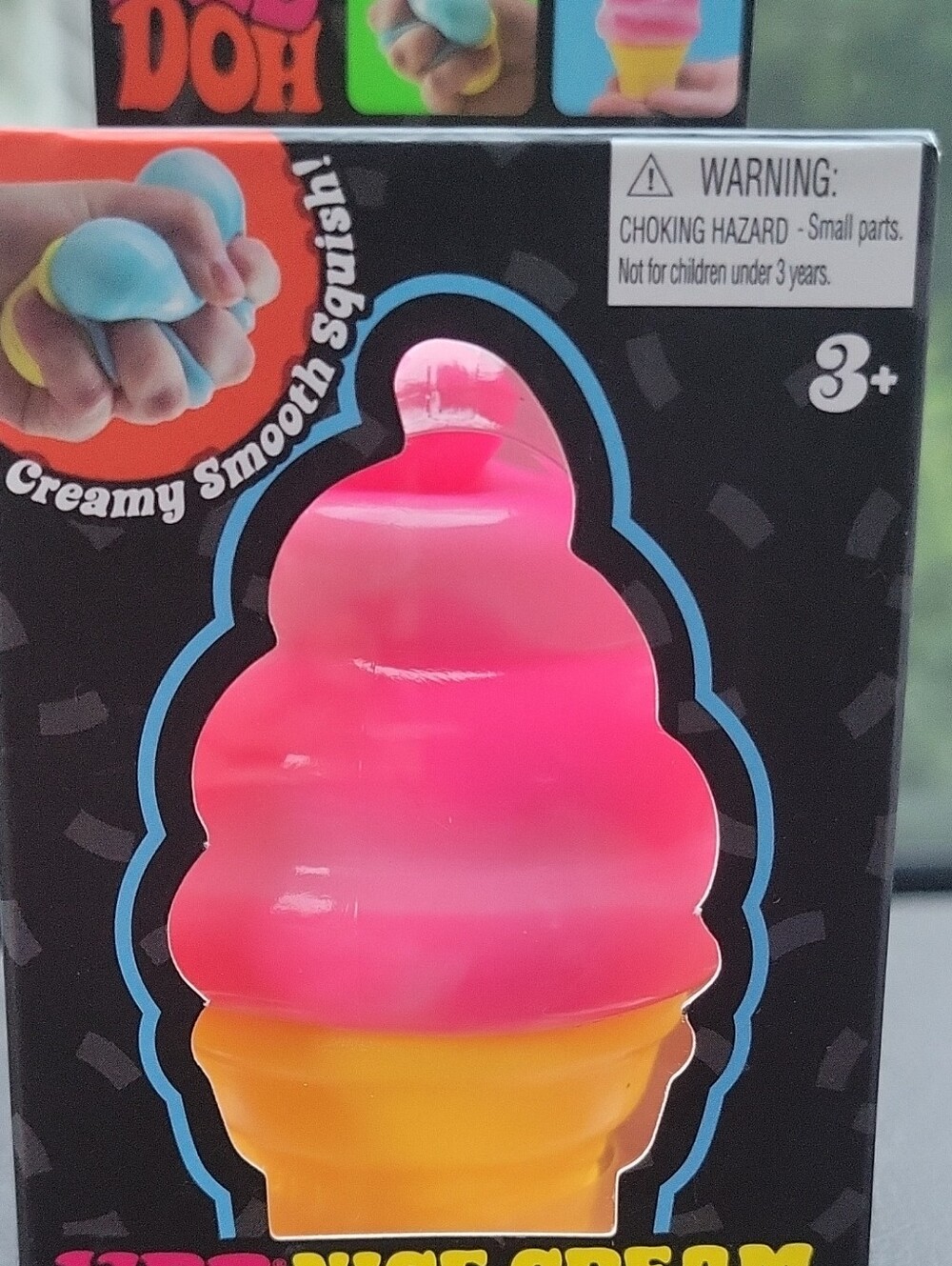 Kids Pink Nice Cream Cone Squishy Toy